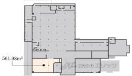 奈良パワーシティ２階（テナント）間取り図面