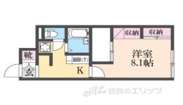 レオパレス東園田２間取り図面
