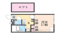 レオパレス道意１号間取り図面