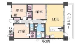 パデシオン西大路間取り図面