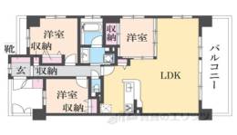 パデシオン西京極間取り図面