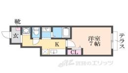 エクレール琴浦通り間取り図面
