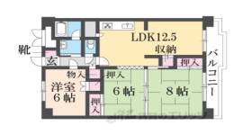 向島ニュータウン第３街区Ｂ棟　間取り図面