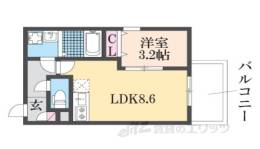 (仮称)ジーメゾン山科クレスティ間取り図面