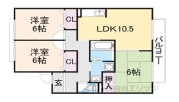 ルミエールＢ棟間取り図面