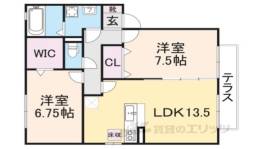 MODESTYＢ棟間取り図面