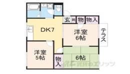 フレックス１間取り図面