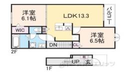 プリムローズK間取り図面