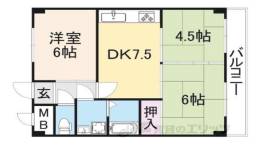 ヌーベルアミ高田間取り図面