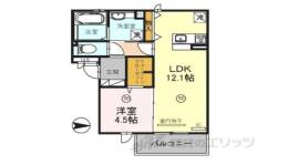 Ｄ－ｒｏｏｍ　ｙ間取り図面