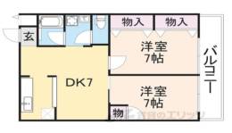 シティパレス真弓間取り図面