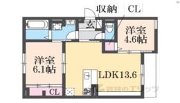 ｖｉｅ　ｌ’ｅｃｌａｔ間取り図面