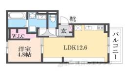 プレジール西堤１間取り図面