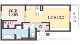 プレジール西堤１間取り図面