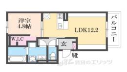 プレジール西堤１間取り図面