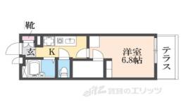 レオパレスあまがさき駅近間取り図面