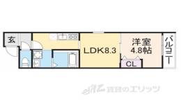 フジパレス八戸ノ里３番館間取り図面
