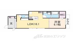 ウエスタンハイツ１７間取り図面