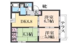 マノワールD間取り図面