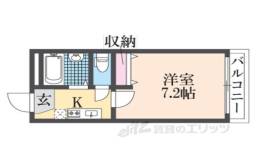 リバーライズ布施１間取り図面