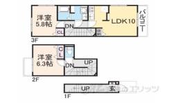 アデッソ　オーヴェスト間取り図面