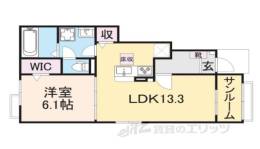 ハーモニー福知山A棟間取り図面