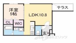 フジパレス瓢箪山２番館間取り図面