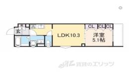 ラモーナ東山町２間取り図面