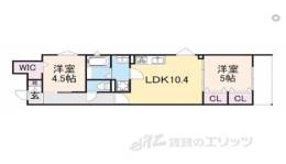 ラモーナ東山町２間取り図面