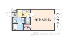 仮）フラッティ紫竹大門町間取り図面