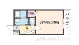 仮）フラッティ紫竹大門町間取り図面