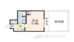 仮）フラッティ紫竹大門町間取り図面