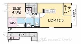 リヒトヴィラ２間取り図面