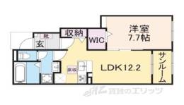 ハーモニー福知山D棟間取り図面