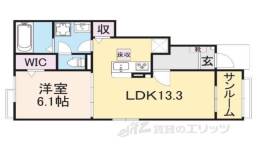 ハーモニー福知山C棟間取り図面