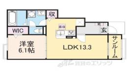ハーモニー福知山C棟間取り図面