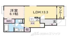 ハーモニー福知山C棟間取り図面