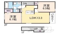 ハーモニー福知山C棟間取り図面