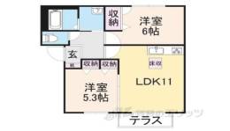 オレンジアイビー・柏原Ｂ間取り図面