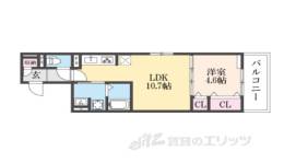 ＤーＲＯＯＭ丹波橋間取り図面