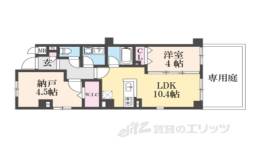 アベニュー瓢箪山間取り図面