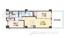 アベニュー瓢箪山間取り図面
