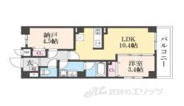 アベニュー瓢箪山間取り図面