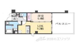 アベニュー瓢箪山間取り図面