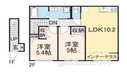 仮称）高宮町アパート新築工事間取り図面