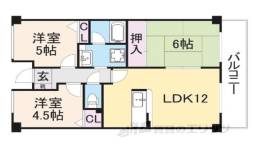 グランドメゾン昆陽２間取り図面