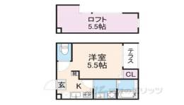 ハーモニーテラス桂川間取り図面
