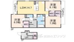 猪名寺ＣＯＮＴＩＮＥＮＴＥ間取り図面