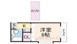 キャッスル若草間取り図面