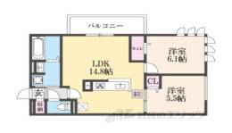 ルーセント伏見稲荷間取り図面